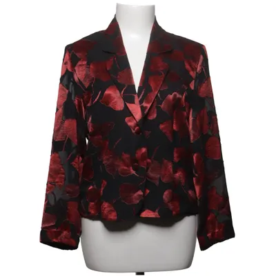 Blazer (Black, Red) from Un Jour Ailleurs Polyester, Viscose