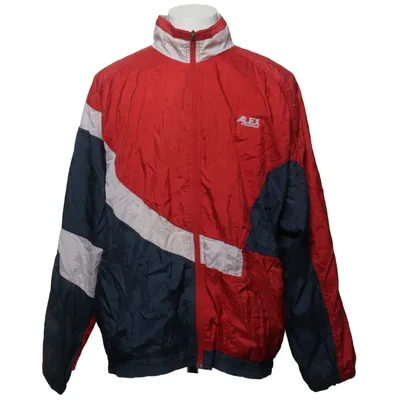Trainingsjacke (Rot, Blau, Weiß) von Alex Athletics Baumwolle, Polyamid, Polyester