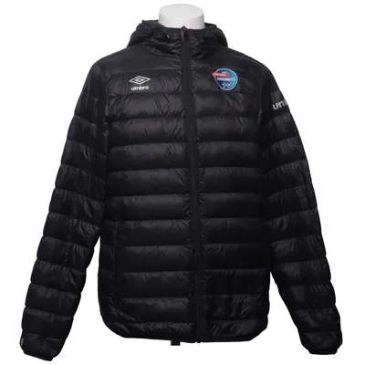 Down jacket (Black) from Umbro Down, Feather, Polyamide