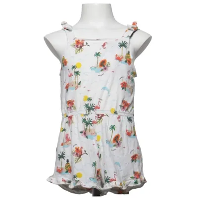 Jumpsuit (White, Multicolored) from Emma Jayne x H&M Cotton