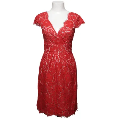 Cocktailjurk (Rood) van Review Katoen, Elastaan, Polyamide, Polyester