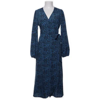 Omlottklänning (Blå, Svart, Flerfärgad) från Ichi Elastan, Polyester