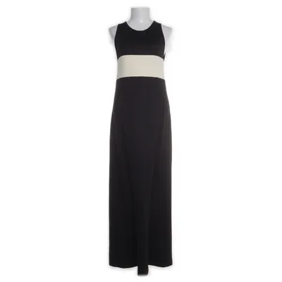 Maxi jurk (Zwart, Beige) van Sisley Elastaan, Polyamide