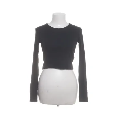 Crop top (Zwart) van Pull & Bear Katoen, Elastaan