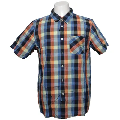 Short sleeve shirt (Blue, Orange, Yellow, Black) from Oakley Cotton