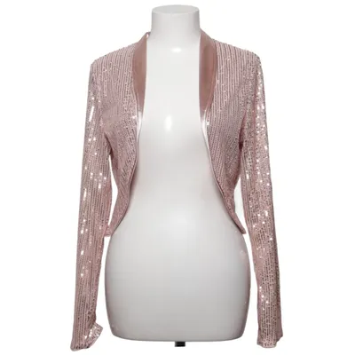 Cardigan (Pink) from Belle Poque Elastane, Polyester, Viscose