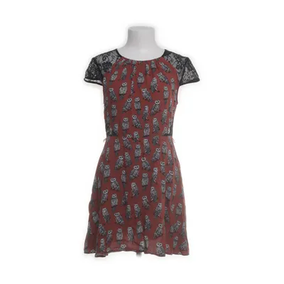 Klänning (Röd, Flerfärgad) från ASOS Petite Nylon, Viskos