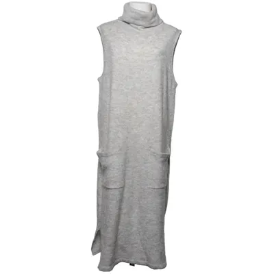 Turtleneck dress (Gray) from DeVal Woman Acrylic, Elastane, Polyester