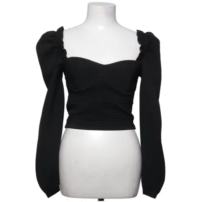 Crop top (Noir) de Mango Élasthane, Polyester