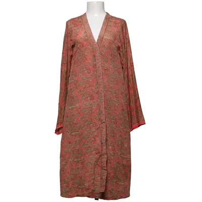 Robe de chambre (Rouge, Vert, Beige) de Shakti Shanti Soie, Viscose