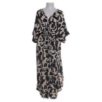 Maxi jurk (Beige, Zwart) van Monki Viscose