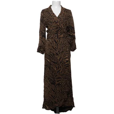 Wickelkleid (Braun, Schwarz) von Ganni Viskose