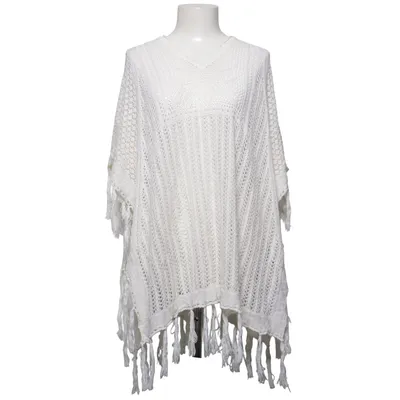 Poncho (Vit) från Miss Milla Akryl
