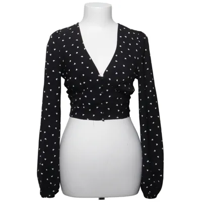 Blouse (Black, White) from Loavies