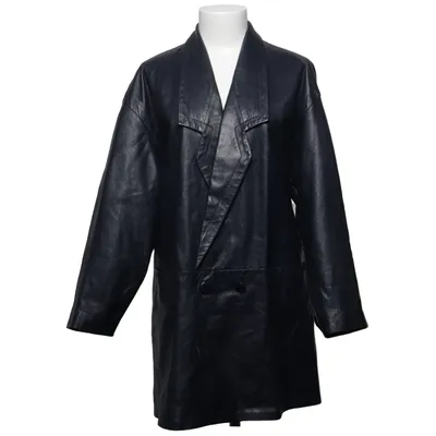 Coat (Blue) from Friitala Leather