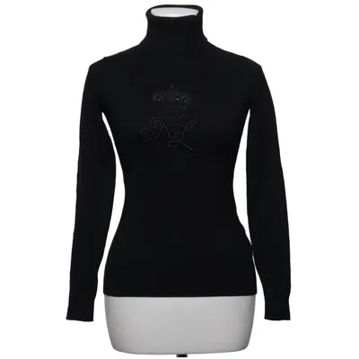 Pul à col roulé (Noir) de Kingsland Coton, Polyamide, Viscose
