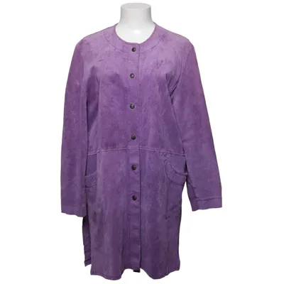 Leather coat (Purple) from Simola & Tidman