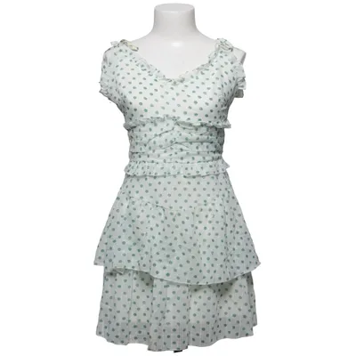 Jurk (Wit, Groen) van Simplee Polyester