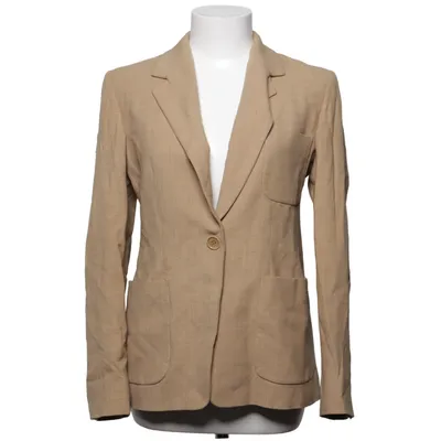 Blazer (Beige) fra MaxMara Cupro, Elastan, Uld