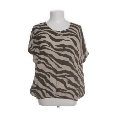 Top (Beige, Groen) van Kaffe Katoen, Linnen