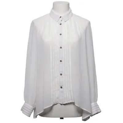 Blus (Vit) från M&Co Bomull, Polyamid, Polyester