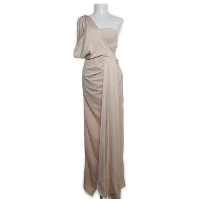 Aftonklänning (Beige) från Boohoo Polyester