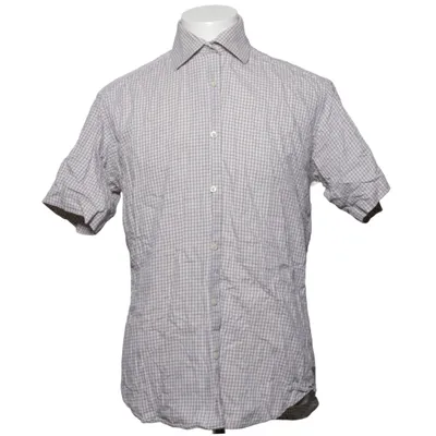 Short sleeve shirt (White, Blue) from Blues Original Cotton