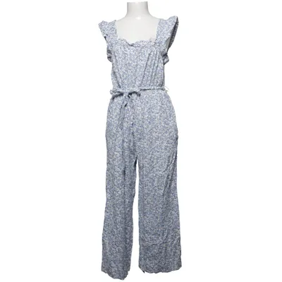 Jumpsuit (Blauw, Wit) van H&M Linnen, Viscose