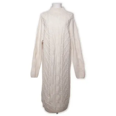 Robe à col roulé (Beige) de DeFacto Woman Acrylique, Élasthane, Polyester