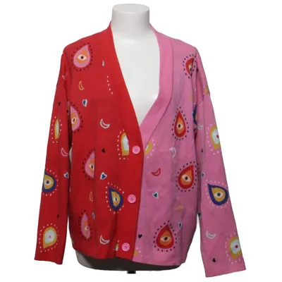 Cardigan (Rouge, Rose, Multicolore) de Never Fully Dressed Polyamide, Polyester, Viscose