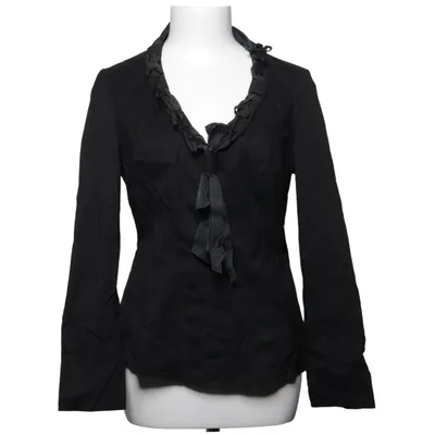 Blouse (Black) from Karen Millen Cotton, Polyester, Silk
