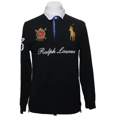 Rugby shirt (Black) from Polo Ralph Lauren Cotton
