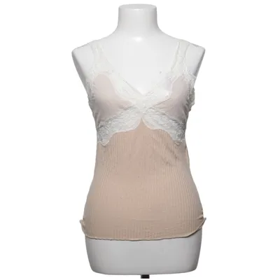 Tank Top (Beige, White) from Kookaï Elastane, Modal