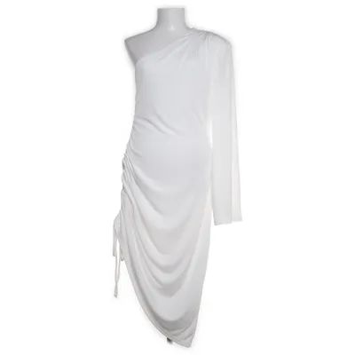 Dress (White) from Angelica Blick x NA-KD Elastane, Polyester