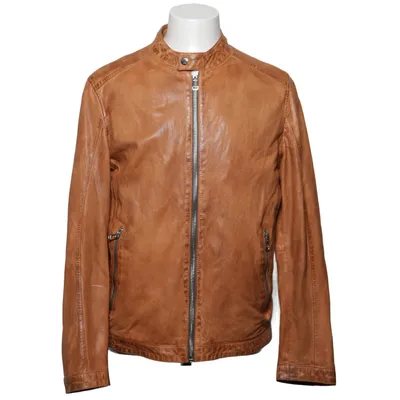 Leren jack (Bruin) van Milestone Leer