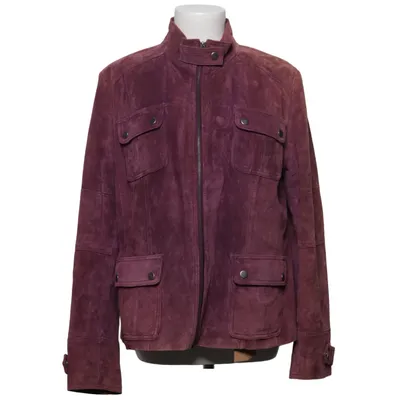 Leren jack (Lila) van Punt Roma Leer, Polyester