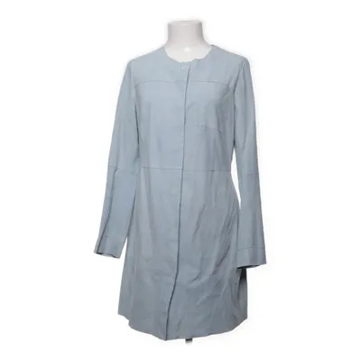 Veste longue en cuir (Bleu) de Rick Cardona Cuir
