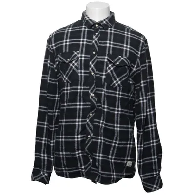 Flannel shirt (Black, White) from Blend Denim Cotton
