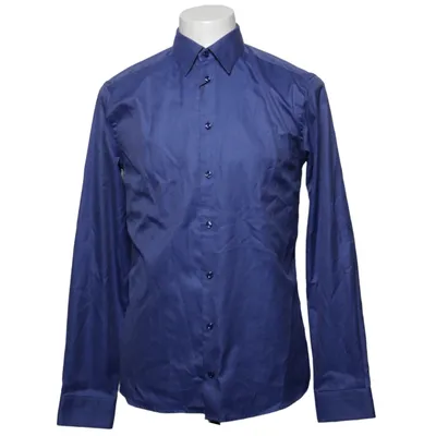 Shirt (Blauw, Wit) van Eton Katoen