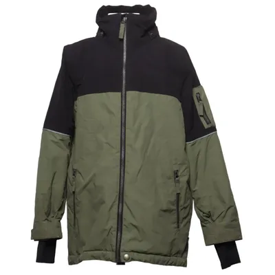 Ski jacket (Green, Black) from Polarn O. Pyret Polyamide