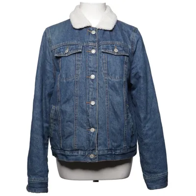 Lined denim jacket (Blue, Beige) from Denim Co Cotton, Polyester