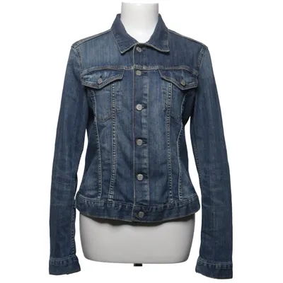 Jeansjacke (Blau) von Crocker Baumwolle, Elasthan