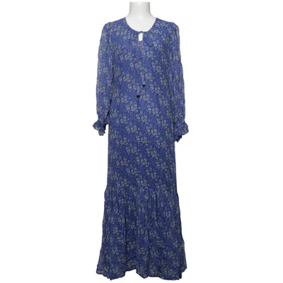 Robe longue (Bleu, Blanc) de MOLIIN Polyester, Viscose