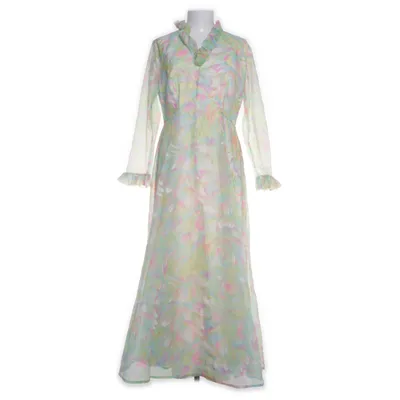 Långklänning (Grön, Flerfärgad, Blå, Rosa) från Beyond Retro