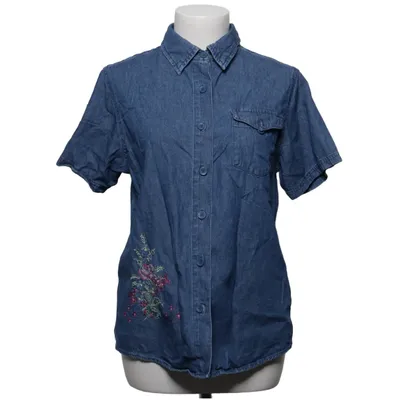 Chemise à manches courtes (Bleu, Multicolore) de Basic Editions Coton
