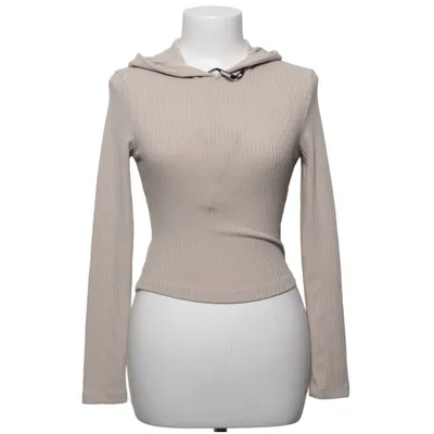 Hoodie (Beige) from Stronger Elastane, Polyester, Viscose