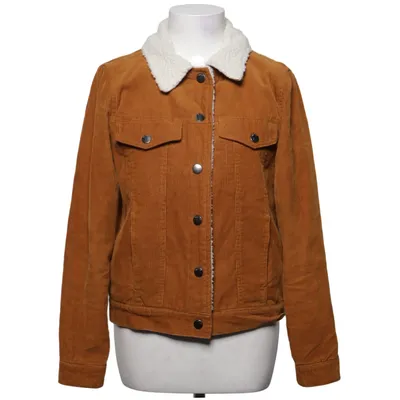 Lined denim jacket (Brown, White) from Empyre Cotton, Polyester