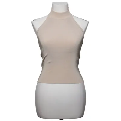 Haltertop (Beige) van Zara Elastaan, Polyamide, Viscose