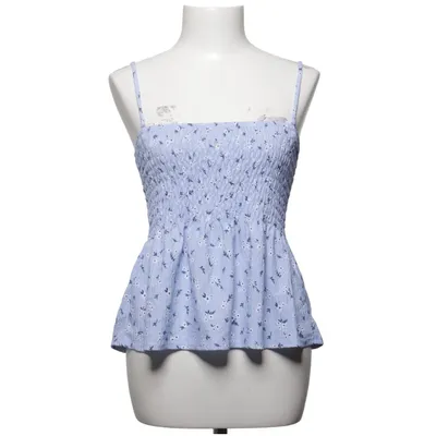 Haut (Bleu, Blanc) de Gina Tricot Élasthane, Polyester recyclé