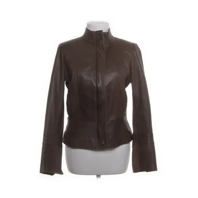 Läderjacka (Brun) från Promod Polyester, Viskos